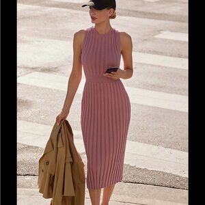 Varley Women's mauve/rosewood Sleeveless dress